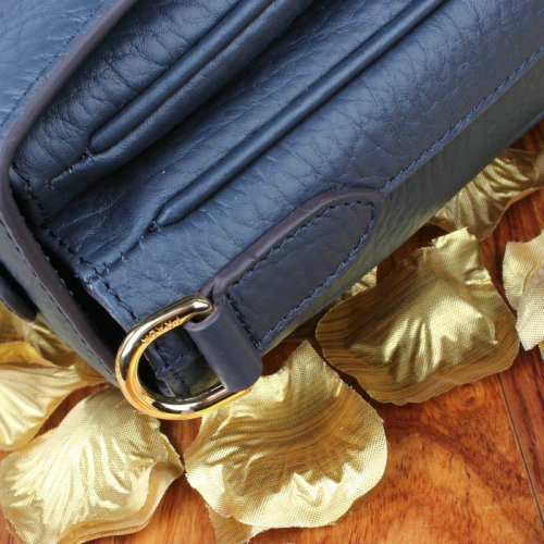 2014 Prada grainy leather mini bag BT0966 blUE - Click Image to Close